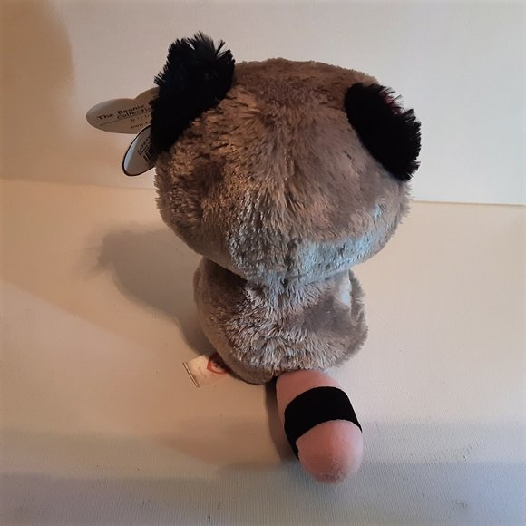 RETIRED Ty Beanie Boos Rocco the Raccoon 6" 2014 plush - Picture 2 of 4